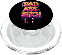 Bad Ass Women Feminist Edgy Urban Street Style Graffiti Vibe PopSockets PopGrip for MagSafe