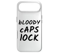 Bad at Typing Present - Bloody Caps Lock Funny Quote Case for iPhone Air