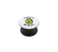 Bad Avocado Puns Are The Pits Funny Fruit Pun PopSockets Adhesive PopGrip