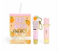 Bad B Energy Lip Duo Set with Lip Conditioner and Oil, Nourishing Hydration for Dry Lips- Fruit Edition (Mango)
