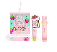 Bad B Energy Lip Duo Set with Lip Conditioner and Oil, Nourishing Hydration for Dry Lips- Fruit Edition (Strawberry)