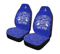 Bad Bananas - Zeta Phi Beta Sorority Paraphernalia - Car Seat Covers - Official Vendor - Never Underestimate The Power of A Finer Woman - Set of 2