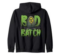 Bad Batch Anti-Easter Biohazard Egg Toxic Egg Hunt Zip Hoodie