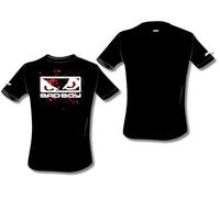 Bad Boy Mens Authentic Splatter T-Shirt, Black, Medium