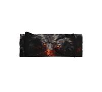 Bad Boy Red Wolf Printed Baby Headband, Soft and Breathable Bow Hair Accessory - Suitable for newborns 0-6 months old