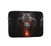 Bad Boy Red Wolf Printed Laptop Cover Portable Protective Case Suitable for Business Trips and Documents 15 inch