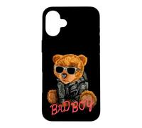 Bad Boy Tee Shirts, Funny Teddy Bear Graphic Design Style Case for iPhone 16 Plus