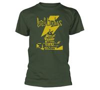 Bad Brains Unisex Adult Capitol T-Shirt (M) (Military Green)