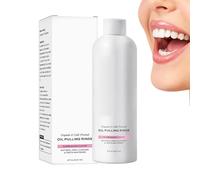 Bad Breath Mouthwash, Eight Fl Oz, Brightening Rinse with Bubble Formula, Care Liquid with Freshening Effect, Hygiene Solution with Gentle Taste, for Stain Removal Cleaning Home Travel Use