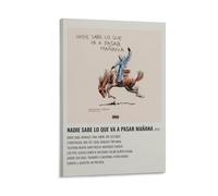 Bad Bunny Nadie Sabe Lo Que Va A Pasar MañanaModern Wall Art Poster - Minimalist Print for Living Room Bedroom & Office A Simple Yet Striking Decor for Modern Homes12x18inch(30x45cm) Frame-style
