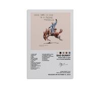 Bad Bunny Nobody Knows What's Going To Happen TomorrowWall Decoration Waterproof Canvas Poster High-definition Printing Suitable for Bedroom Living Room Coffee Shop DecorationUnframe-style12x18inch(30