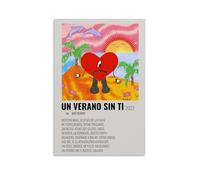 Bad Bunny Un Verano Sin TiWhether It's The Living Room Background Wall Study Or Bedroom This Poster Can Instantly Become The Visual Focus Perfectly Integrating Into Various Home Styles And Showcasing