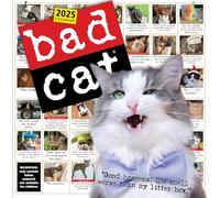 Bad Cat Wall Calendar 2025: Celebrating the Misfits of the Feline World