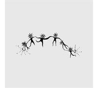 Bad Childish Meteor Dance Herbal Temporary Tattoo Sticker, Semi-permanent Non-reflective, Waterproof, Lasting 2 Weeks, Fake Tattoos(1pcs)