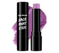 BAD COLOR Light Purple Face Paint Stick, Cream Lavender Periwinkle Eye Black, Sweatproof Waterproof for Sports Violet Lilac Halloween SFX Ursula Cosplay Costume Makeup
