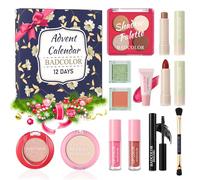 BAD COLOR Makeup Set Advent Calendar Boxes - 12 Days Christmas Countdown Calendar Gift Makeup Sets