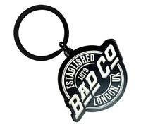 Bad Company Est 1973 Circle Logo keyring Keychain in Black Bad Company Black One Size