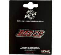 Bad Company Logo Slant Badge in Red Bad Company Red