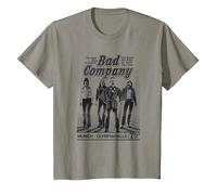 Bad Company Munich Olympiahalle 1977 T-Shirt, Youth, Slate Grey, 3T