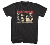 Bad Company Rock 'n Roll Fantasy Men's T-Shirt Super Group Band Album Black 3XL