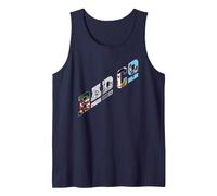 Bad Company The Original Bad Co. Anthology Logo Tank Top, Men, Navy Blue, Small