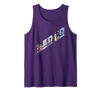 Bad Company The Original Bad Co. Anthology Logo Tank Top, Men, Purple, XX-Large