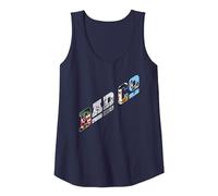 Bad Company The Original Bad Co. Anthology Logo Tank Top, Women, Navy Blue, Medium