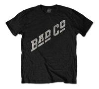 Bad Company - T-Shirt # S Unisex Black # Slant Logo