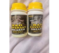 Bad Covenant Breaker Bath Salt, Spiritual Ritual Bath Salts 2 Bottle