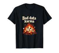 Bad Data Karma Data Science Bonfire Numbers T-Shirt