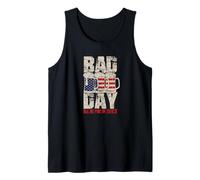 Bad Day to Be A Beer American Flag Beer Drinking Tank Top