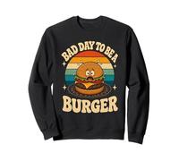 Bad Day To Be A Burger Funny BBQ Grill Cookout Dad Humor Sweatshirt