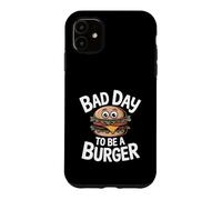 Bad Day To Be A Burger Retro Funny Fast Food Grilling Case for iPhone 11