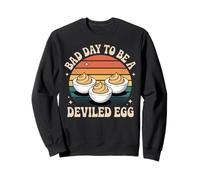 Bad Day To Be A Deviled Egg Funny Easter Foodie Humor Sweatshirt