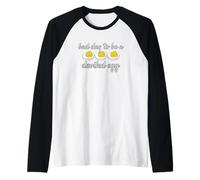 Bad Day to Be A Deviled Egg Funny Holiday Raglan Baseball Tee