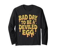 Bad Day to Be a Deviled Egg Funny Thanksgiving Design Long Sleeve T-Shirt