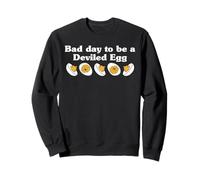 Bad Day to Be A Deviled Egg Thanksgiving Fall Food Egg Lover Sweatshirt