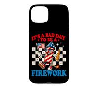 Bad Day To Be A Firework Funny 4th Of July Meme Case for iPhone 15 Plus