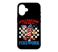 Bad Day To Be A Firework Funny 4th Of July Meme Case for iPhone 16