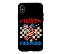 Bad Day To Be A Firework Funny 4th Of July Meme Case for iPhone X/XS