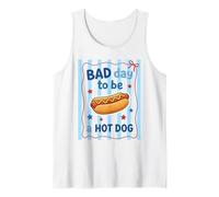 Bad Day to Be A Hot Dog Funny Food Humor Tank Top