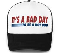 Bad Day to Be A Hotdog Hat It's A Bad Day to Be A Hot Dog Hat Unisex Baseball Cap