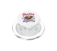Bad Day To Be A Steak Funny BBQ Grill PopSockets PopGrip for MagSafe