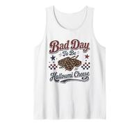 Bad Day to Be Halloumi Cheese Funny BBQ Grilling Tank Top