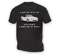 Bad Day with My MX5 Beats Work Mens T-Shirt [Black Medium]