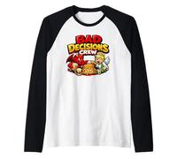 Bad Decisions Crew - Funny Party Squad Team Raglan Baseball Tee