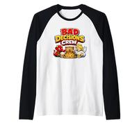 Bad Decisions Crew - Funny Party Squad Team Raglan Baseball Tee