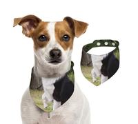 Bad Dog Border Collie,Dog Bandanas Cotton Pet Scarf Adjustable Bibs for Pet,M