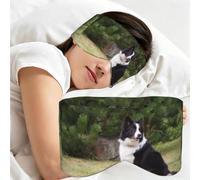 Bad Dog Border Collie, Sleep Mask for Home Travel, Full Eye Covers Light Blocking Eye Mask Sleep Eye and Ear Muffs