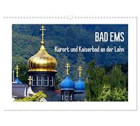 Bad Ems - health resort and emperor's bath at the Lahn UK-Version (Wall Calendar 2026 DIN A3 Landscape), CALVENDO 12 Month Wall Calendar